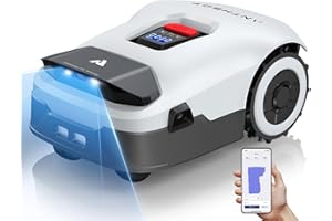 ​ANTHBOT Genie600 Mähroboter ohne Begrenzungskabel - 900m² RTK+4K Vision, Multizonen-Steuerung, 3D-Hindernisvermeidung, App-Steuerung, Automatischer Rasenroboter mit Nachtsicht & Regen-Sensor​