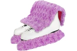 lasuroa Ice Skate Blade Covers and Towel, Ice Skate Guard Fuzzy Hockey or Figure Skating Soakers Soft Skate Blade Covers for Kids Adults Ice Skating Accessories Gifts