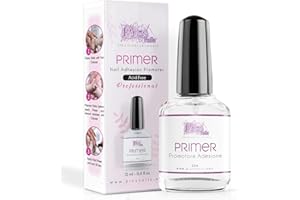 Pics Nails Primer Ongle Gel Uv 12ml de Haute Qualité Professionnel - Apprêt Promoteur d'adhésion, NON acide pour Gel Builder de couleur, Semi-permanent, Acrygel, Acrylique, Vernis à ongles
