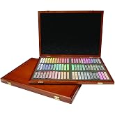 Mungyo MPV-72 W Pastel, Boya, Yumuşak Toz Pastel, Ahşap Kutuda 72 Renk