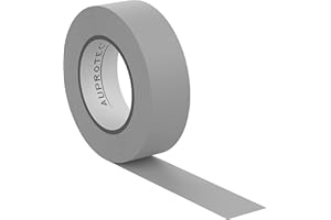 AUPROTEC 1 rotolo VDE Nastro Isolante Elettrico PVC Nastro Adesivo 15mm x 10m DIN EN 60454-3-1 colore: grigio