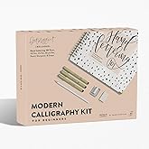 Modern Calligraphy Kit for Beginners: A Creative Craft Kit for Adults featuring Hand Lettering 101 Book, Brush Pens, Calligra