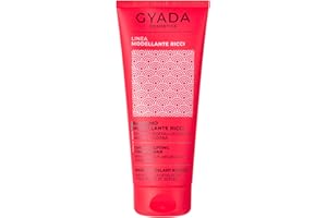 GYADA COSMETICS, Balsamo Modellante, per Capelli Ricci e Mossi, 98% Ingredienti Naturali, Nutre, Districa e Definisce, Azione Anticrespo, con Aloe Vera e Oli di Lino, Cocco, Argan e Jojoba, 200 ml