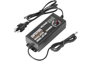 BTF-LIGHTING DC 3-24V 3A 9W-72W Fuente de alimentación regulada Transformador de iluminación ajustable con pantalla 3A LED Driver para tira de LED Entrada AC100V-240V