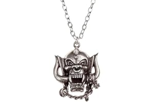ARTIST UNKNOWN Motorhead Necklace Pendant Warpig England Logo Nuovo Ufficiale Alchemy Argento