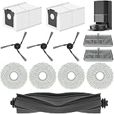 HASTHIP 12Pcs Replacement Parts for Dreame X40 Ultra Vacuum Cleaner | Restores Brush and Mopping Action, Helps Reduce Dust Bu