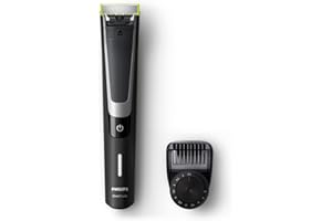 PHILIPS OneBlade Pro QP6510/20 OneBlade Pro QP6510/20, 0,5 mm, 9 mm, Noir, 60 Min, Intégré, Lithium-ION (Li-ION)