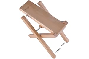 KingPoint Hardwood Guitar Footstool 3 Adjusatble Height Levels