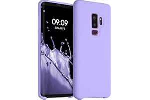 kwmobile Carcasa Compatible con Samsung Galaxy S9 Plus Funda - Case TPU y Silicona antigolpes - Apto Carga inalámbrica - Lila
