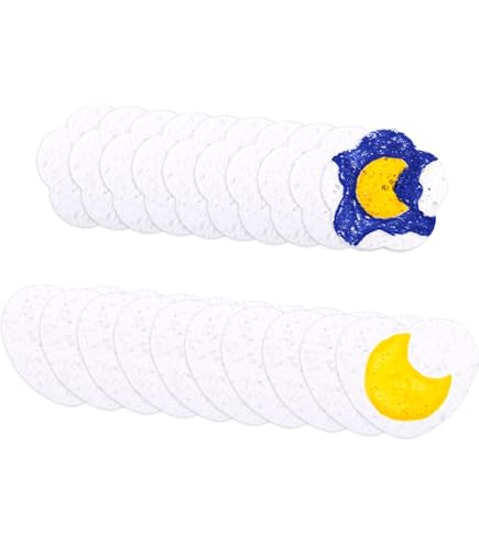 Feuille Pour Magic Light Brush Papier Mousse Magique 3D - 20 Feuilles Formes Cœur Et Rond - Art DIY Pour Enfants