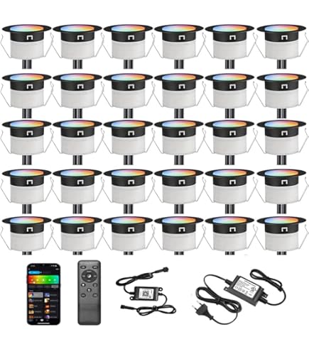Cable De Extensión, Paquete De 5, Para Focos LED Empotrados, Impermeable IP67, 1 M/3,3 Pies, 2 Pines, Con Conectores Macho Y Hembra. | En Línea