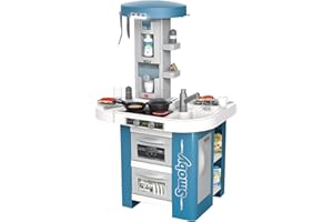 Smoby Toys - Spielküche Tech Edition - Kinderküche ab 3 Jahren mit elektronischen Funktionen, Licht & Sound und Zubehör (batteriebetrieben)