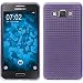 Produktbild PhoneNatic Case für Samsung Galaxy A5 (A500) Hülle Silikon lila Iced Cover Galaxy A5 (A500) Tasche + 2 Schutzfolien