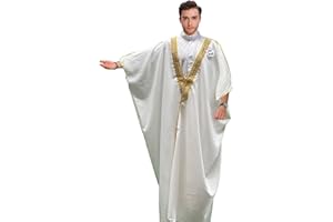 Desert Dress Bisht Cape arabe Robe Thobe Saoudi pour homme Manteau de l'Aïd Mishlah Sheikh Royalty Omani Dubai Messi FBA