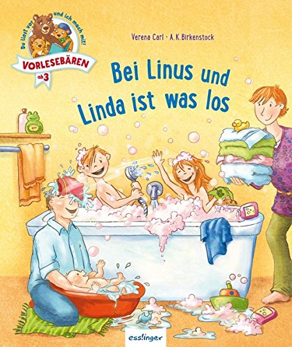Vorlesebären: Bei Linus und Linda ist was los