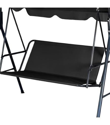 Schommelbank vervanging, zitting reserve-schommel stoelhoes voor schommelbank, stof 600D Oxford-weefsel (138 x 50 x 50 cm, grijs
