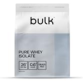 Bulk Pure Whey Isolate, Nature, 500g | 26g Protein Per Serving, Whey Isolate, Low Sugar, Low Fat, Fast Absorption