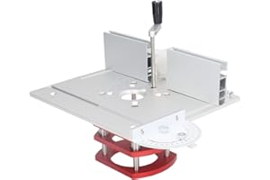 TOPIKY Base per Fresatrice da Tavolo, Sollevatore per Fresatrice per Diametri da 64 Mm a 66 Mm Motore, Sollevatore per Fresatrice con Piastra Superiore Base di Sollevamento per (Argento)