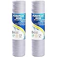 PUREPLUS 5 Micron 10"x2.5" Whole House String Wound Sediment Filter for Well Water, Replacement Cartridge for Universal 10 inch RO System, WP-5, Aqua-Pure AP110, CFS110, Culligan P5, WFPFC4002, 2Pack