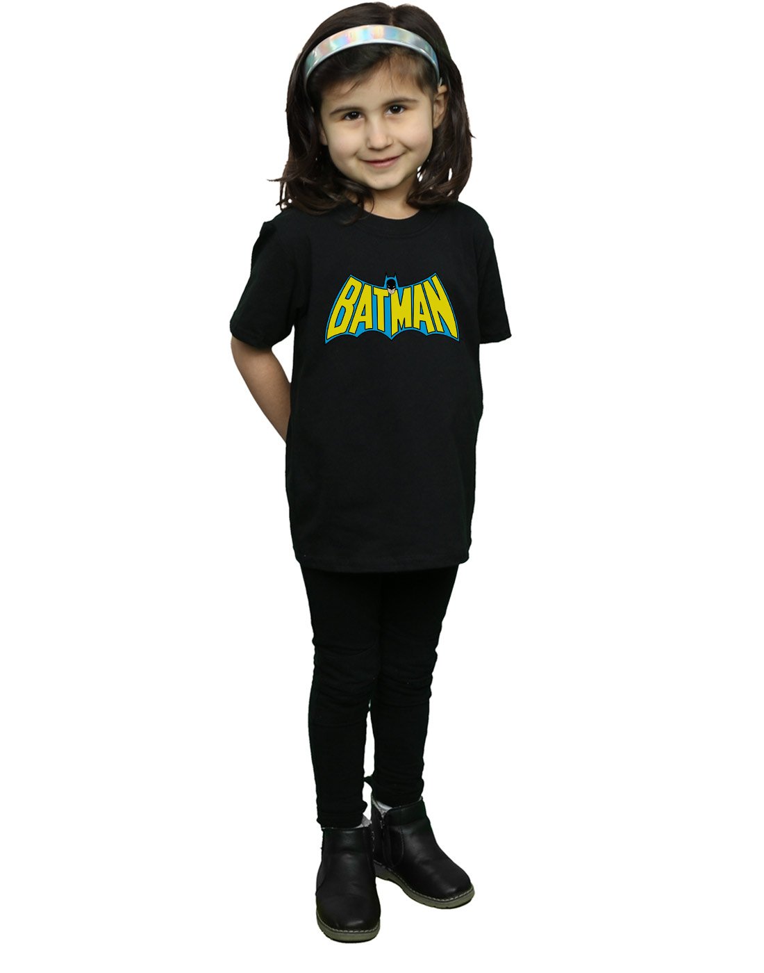 DC-Comics-Mdchen-Batman-Retro-Logo-T-Shirt