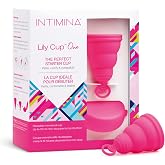INTIMINA Lily Cup One - Copa Menstrual Plegable Ideal para Principiantes y Adolescentes, Fuchsia