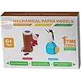 OnPlay 2-in-1 Christmas Gift. Make Moving Paper Models of Santa Climbing, and Flying Penguin. Ideal Gift for Girls Boys Age 6, 7, 8, 9 Years Old & Above