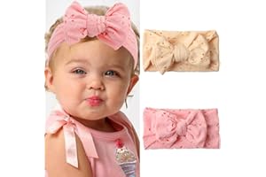 Fashband Diademas para bebés Bowknot Bandas elásticas para el cabello Lindos accesorios para el cabello para niños pequeños (B)