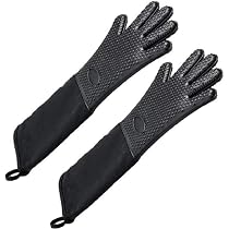 Guanti da Forno in Silicone, Resistenti al Calore,Antiscivolo,Guanti