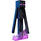 Mattel Minecraft Diamentowy Poziom Enderman Kolekcjonerska figurka (14 cm) z akcesoriami, w tym blokiem trawy HLN40