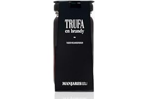 MANJARES DE LA TIERRA Trufa Negra en Brandy variedad Tuber Melanosporum de Teruel para cocinar - Producto de España