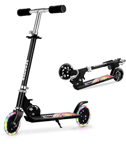 Smoby Patinette Pliable 2 Roues Cars - Trottinette Enfant Avec Frein Et Guidon Réglable