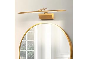 TYhogar Lampada da Specchio Bagno 57CM Lampada da Bagno 12W 1300LM LED Lampada da Specchio Luce Specchio Bagno