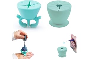 JKDHJK 2 Pack Suctioned Vinyl Weeding Scrap Collector, Silicone Suction Cups for Vinyl Disposing for Vinyl Disposing Craft Vinyl Weeding Tools Set for Sculpting, Weeding, Silhouette, Crafters