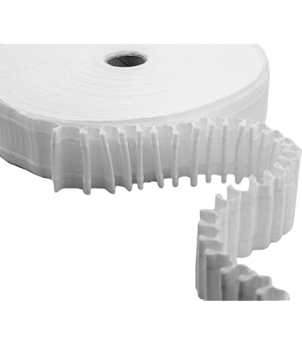 Garneck 25 Ganci per Tende in Plastica Regolabili Clip Ganci