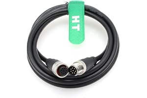 HangTon M12 A Coded 8 pin Female to 8 pin Male Cable for Cognex Sensor Camera Industrial Actuator Profibus Automation 3M