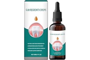 GNAUMORE Gel rigenerante gencives,Gocce per trattamento gengive, Gocce di ricrescita delle gengive, Gocce di ringiovanimento delle gengive, ripristino delle gengive e gocce, 30 ml
