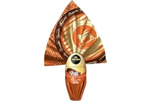 PERUGINA Uovo di Pasqua 2025 Cioccolato al Latte e granella di Biscotto con 3 Cioccolatini 245g