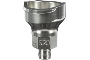 3M PPS 2.0 Spritzpistole Adapter #S31, 26127, 1/8 Zoll männlich, 28 Gewinde BSP, verbindet Select Iwata Lackierpistole mit PPS 2.0 Farbsprühsystem, 1 Packung