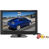 Pardarsey 5 Inch LCD TFT Car Color Rear View Monitor Screen For Parking Rear View Backup Camera with 2 Optional Bracket(Norma