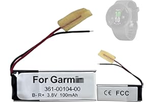 HIGHAKKU Batteria di ricambio 361-00104-20 361-00104-00 compatibile con Gar-min Forerunner 45 Swim2 Smartwatch