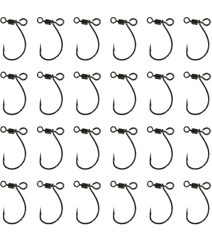 Alwonder Lot De 100 Hameçons De Pêche Aberdeen Longue Tige Acier Carbone - Truite, Bar, Poisson-Chat