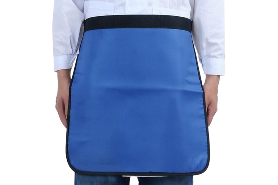 X-Ray Protection Lead Apron, 0.5mmpb Lead Half Apron, 17.72x17.72" Waterproof Safety, Protective Shield for X-Ray Techs, Dentists & Use