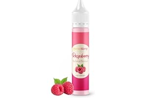 HONEYBERRY Natural Raspberry Food Flavouring 30ml – High Strength Professional Flavour Drops – Concentrated Liquid Essence for Baking, Desserts, Drinks & Cooking – No Artificial Additives