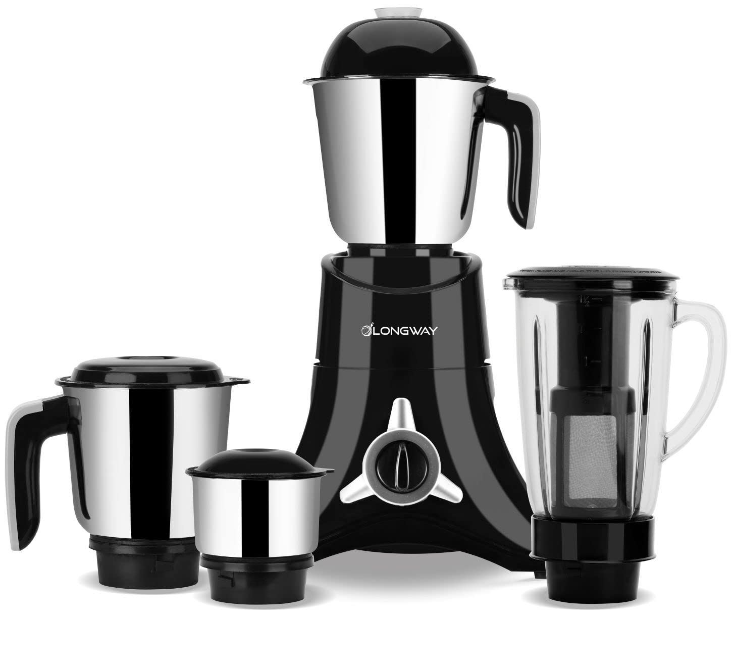 Longway Orion Mixer Grinder 900W: Powerful Motor, Nano-Grinding Technology, and Durable ABS Body - A Game-Changer for Your Kitchen!