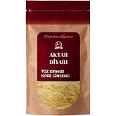Aktar Diyarı Kore Kırmızı Ginseng Toz panax 25 GR