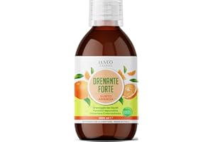 LUVEO Drenante Forte Dimagrante, MAXI 1 LITRO, Trattamento Detox, Brucia Grassi, Anticellulite, Pancia piatta, Diuretico Drenante Forte Dimagrante, con Bromelina,Tarassaco, Centella Asiatica