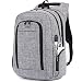 Produktbild Laptop Rucksack, DTBG Langlebig Business Rucksack Reisen mit USB Lade-Port Diebstahlschutz Pocket für Männer/Frauen, Schulranzen Tagesrucksack College Computer Rucksack für Laptop/Notebook bis 43,9 cm grau grau 17.3 inches