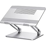 BoYata Laptopständer, Multi-Angle Laptop Ständer mit Heat-Vent, Verstellbarer Notebook Ständer Kompatibel für Laptops (10-15