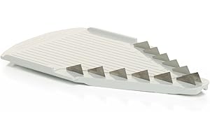 Inserto lama per Börner V1, V3 e V6 (7mm) • Inserto lama ideale per tagliare Patatine Fritte • Affettaverdure Mandolina a V • Accessori per Börner V1, V3 e V6 • Colore: Bianco