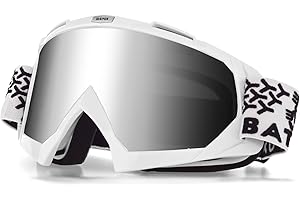 KINGBIKE Motocross Brille Mtb Brille Dirt Bike ATV Crossbrille goggle Sicherheit ATV Tactical Riding Motorradbrillen für MäNner Frauen Jugend Fit ÜBer Brille UV400